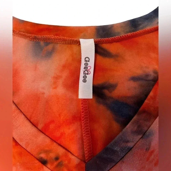 Gee Gee Women’s Tie-Dye T-Shirt Size Medium.  Measurements in pictures. - Picture 2 of 8